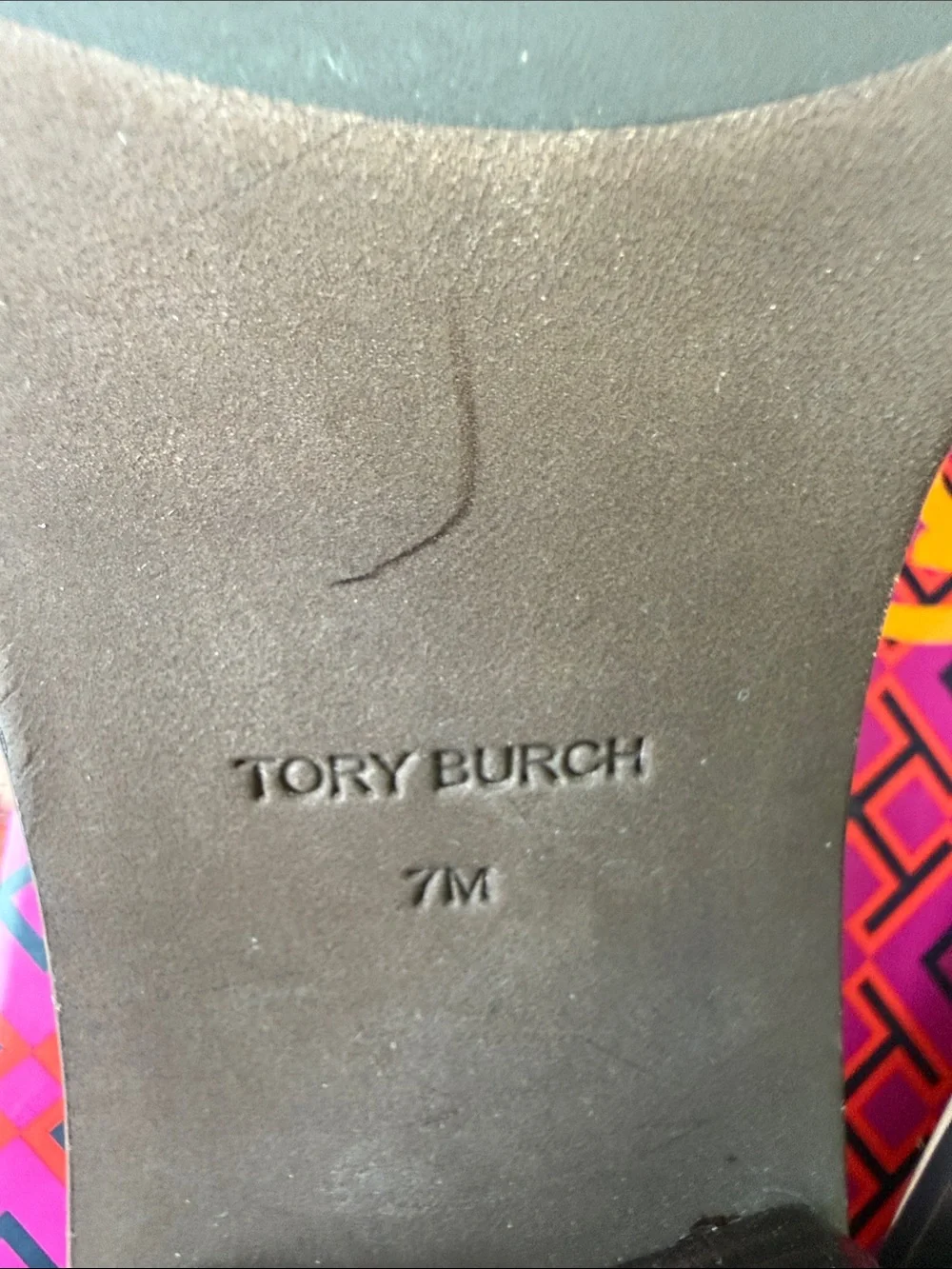 Tory Burch Cream Logo Cutout Slide Sandals